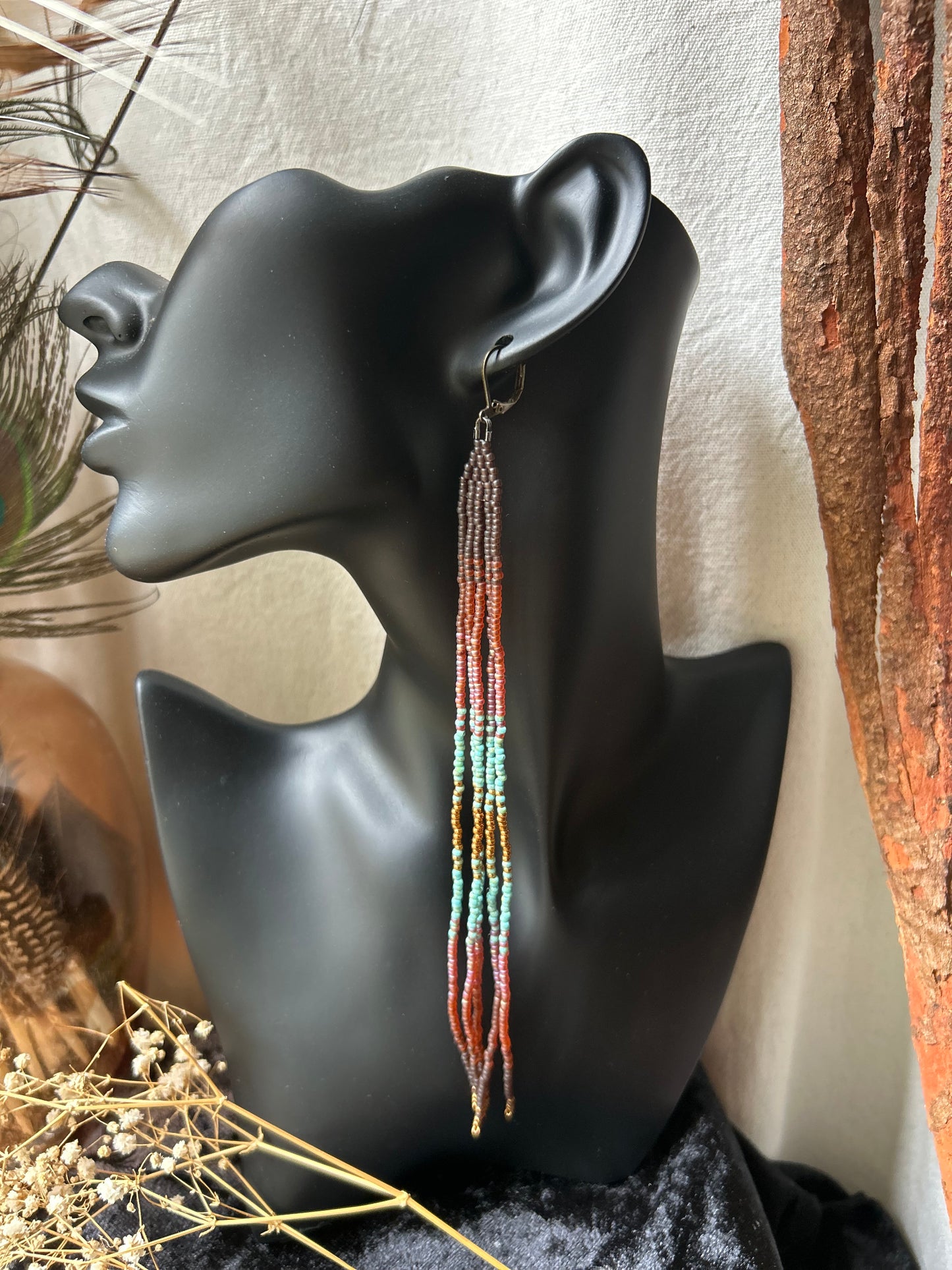 Earth Shoulder Dusters ~ Picasso Turquoise