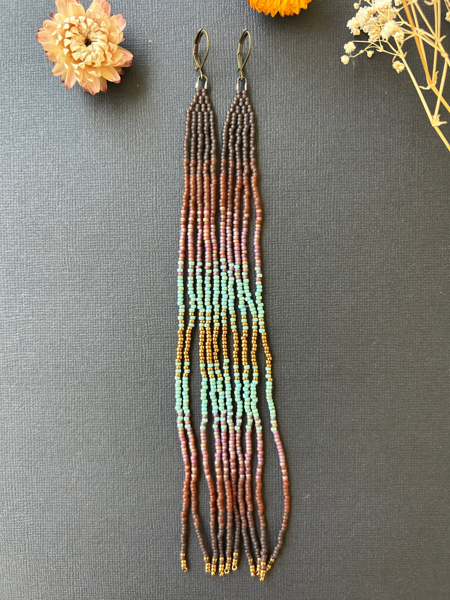 Earth Shoulder Dusters ~ Picasso Turquoise