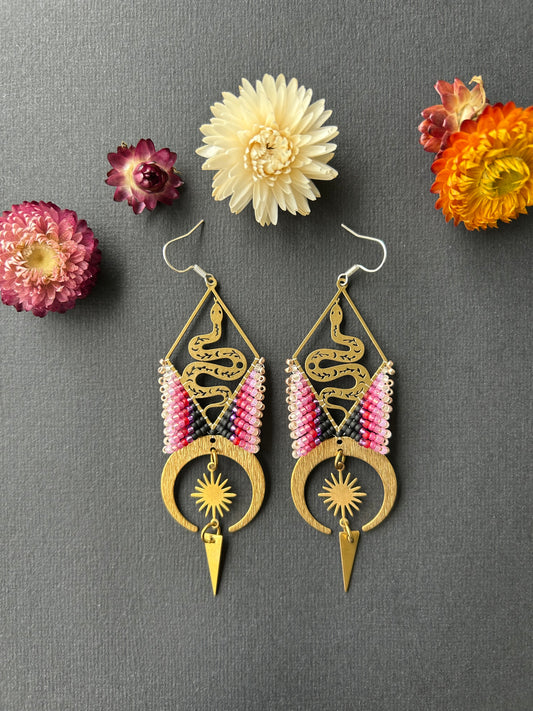 Celestial Snake ~ Light Magenta