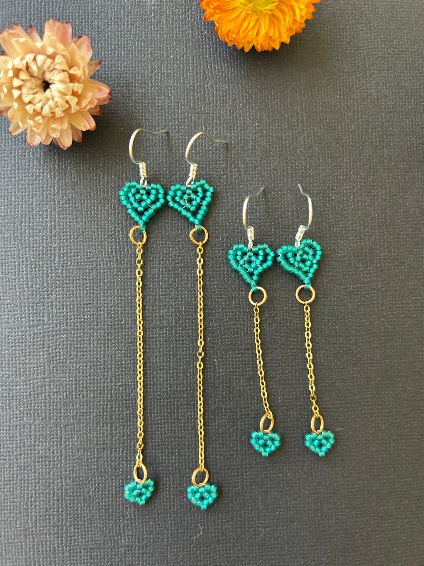 Mother’s Hearts ~ Teal