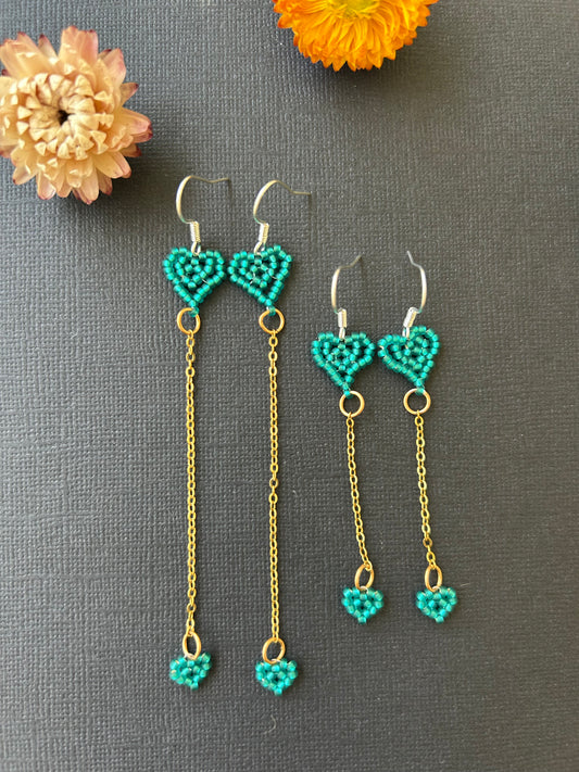Mother’s Hearts ~ Teal