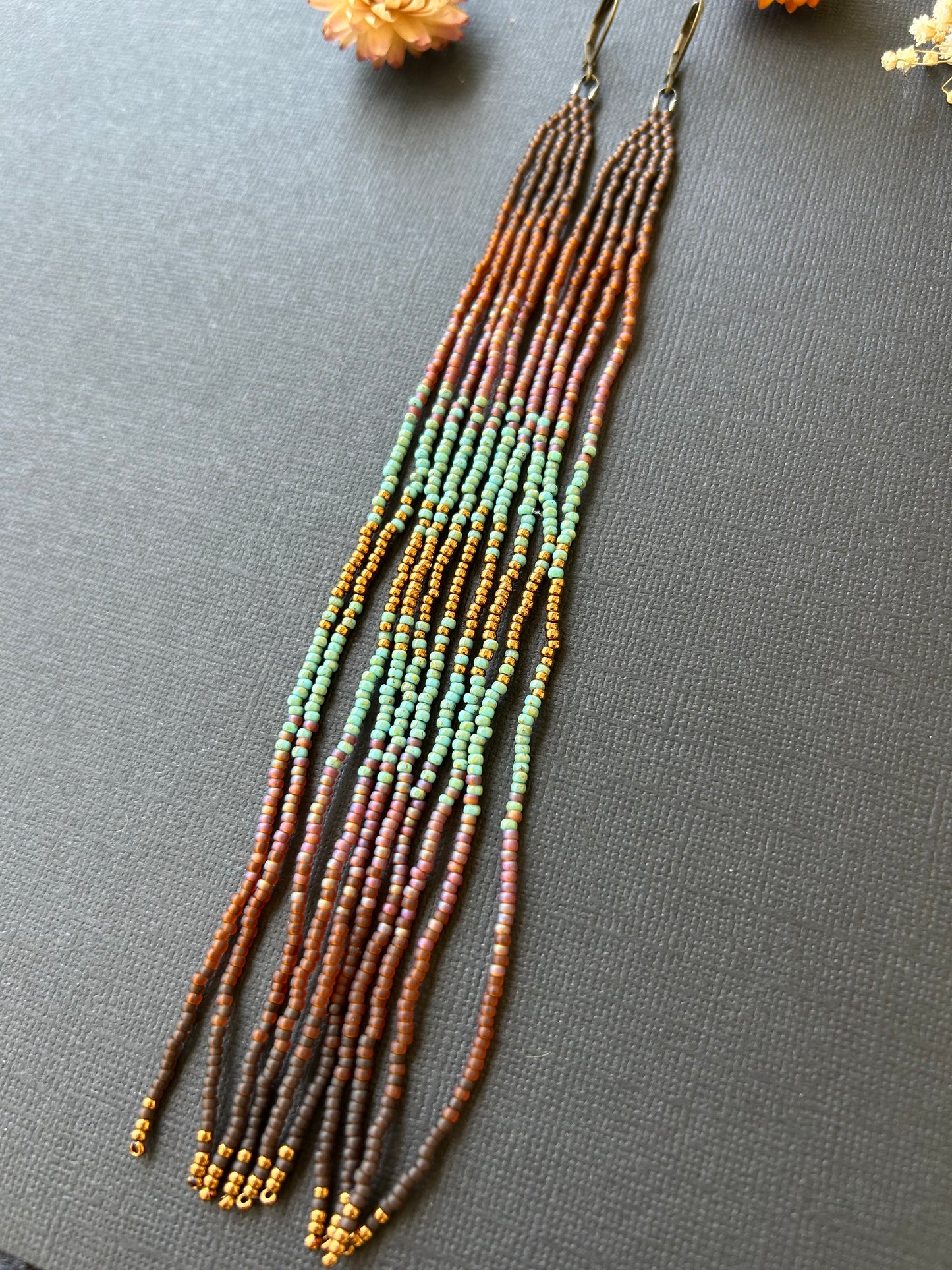 Earth Shoulder Dusters ~ Picasso Turquoise