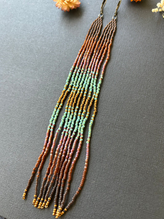 Earth Shoulder Dusters ~ Picasso Turquoise