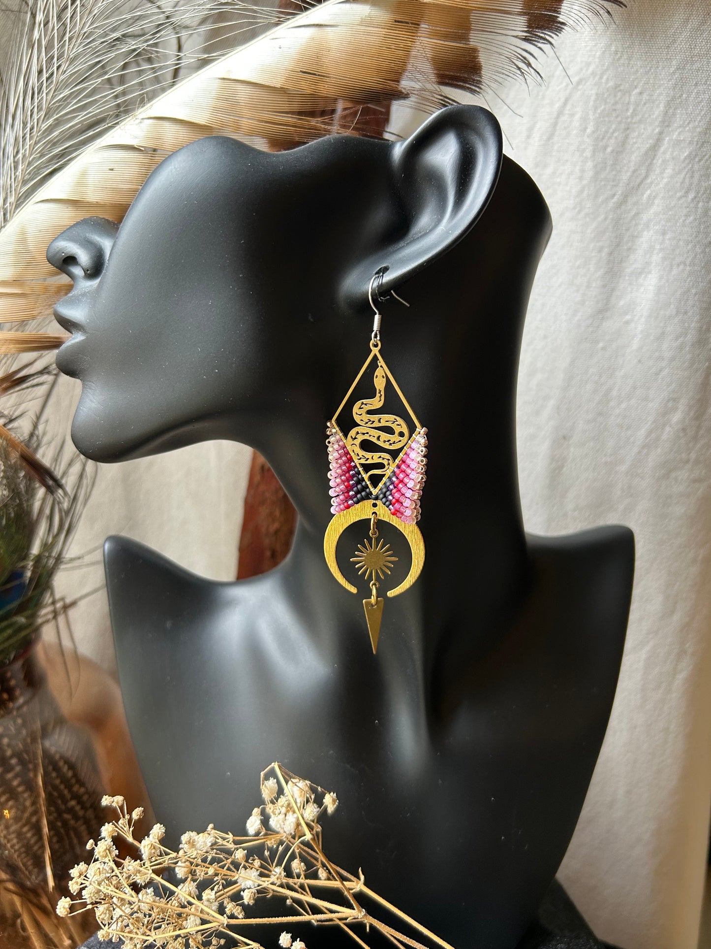 Celestial Snake ~ Light Magenta