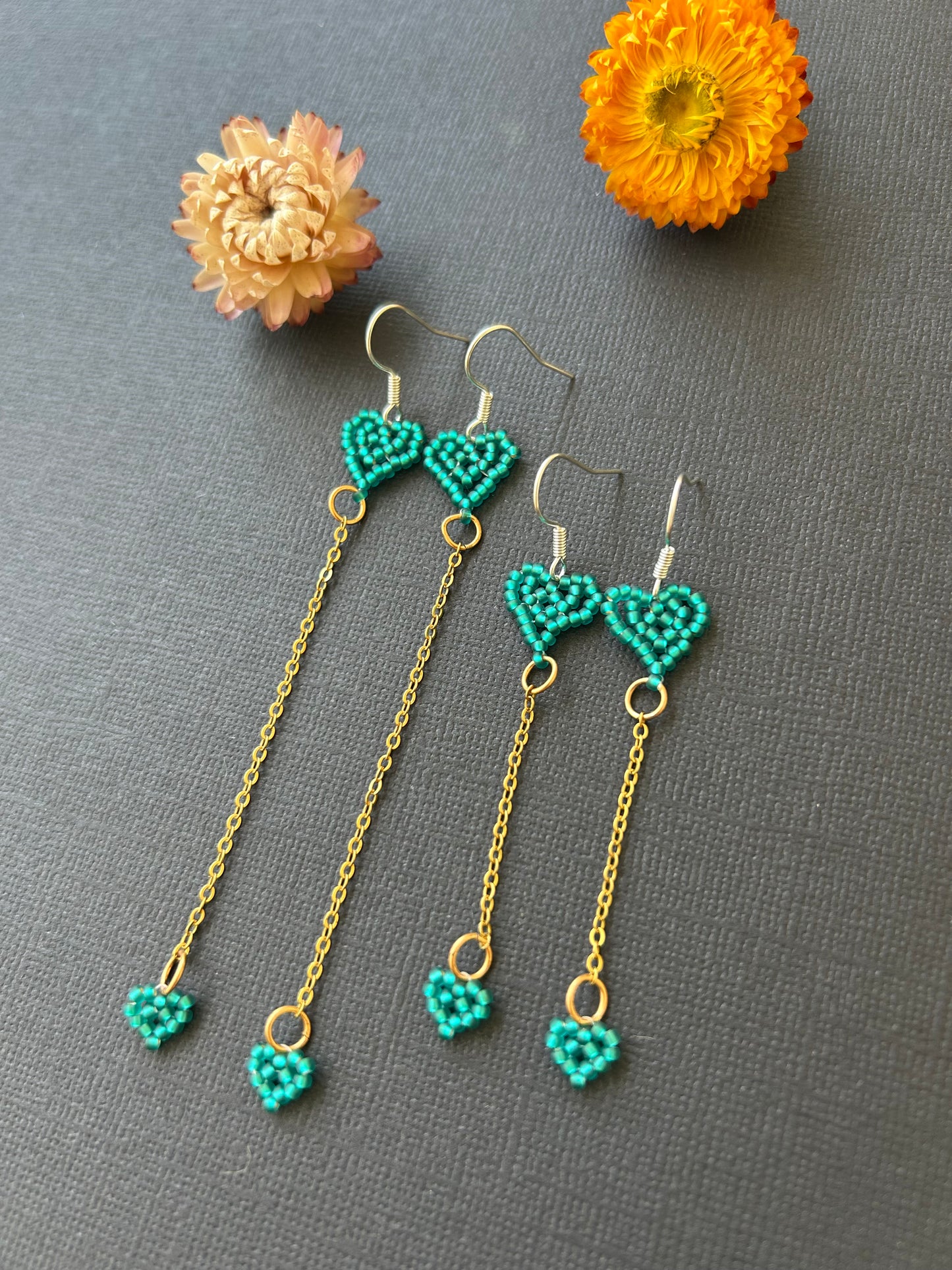 Mother’s Hearts ~ Teal